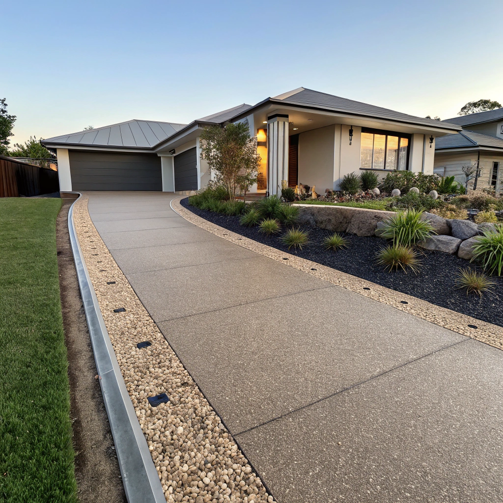 concrete driveway Toowoomba