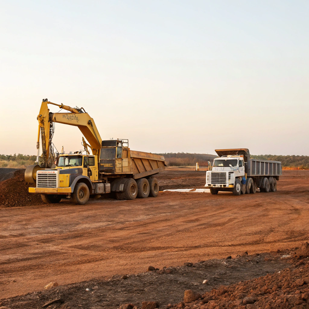 excavation contractor toowoomba earthmoving equipment on commercial site