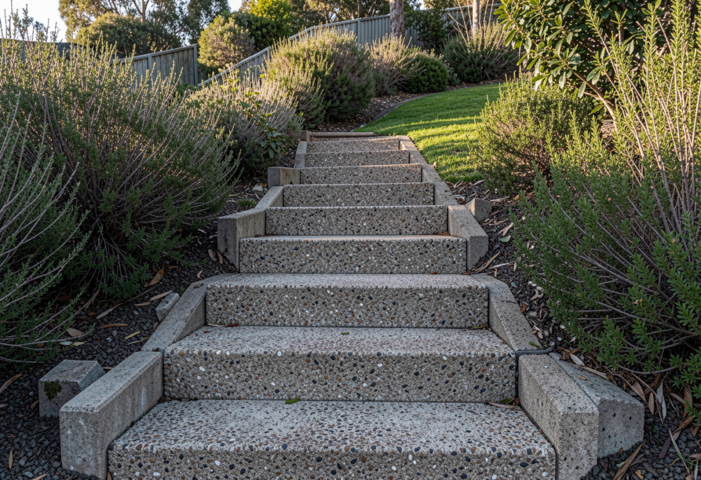 garden Concrete Steps Toowoomba